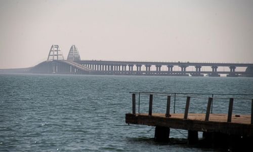 Погасшая подсветка Крымского моста не связана с сегодняшним происшествием