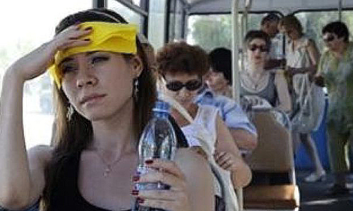 Общественный транспорт Крыма не справляется с жарой