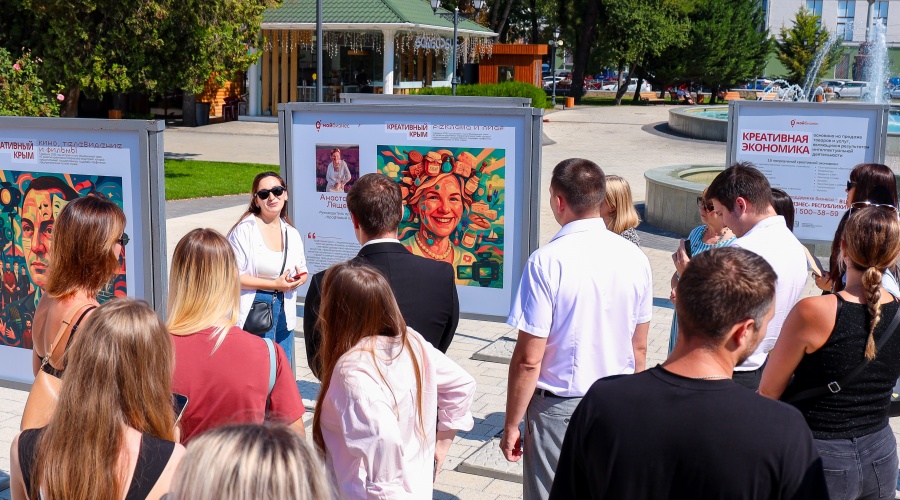 В Симферополе открылась выставка о креативных предпринимателях В Симферополе открылась выставка о креативных предпринимателях