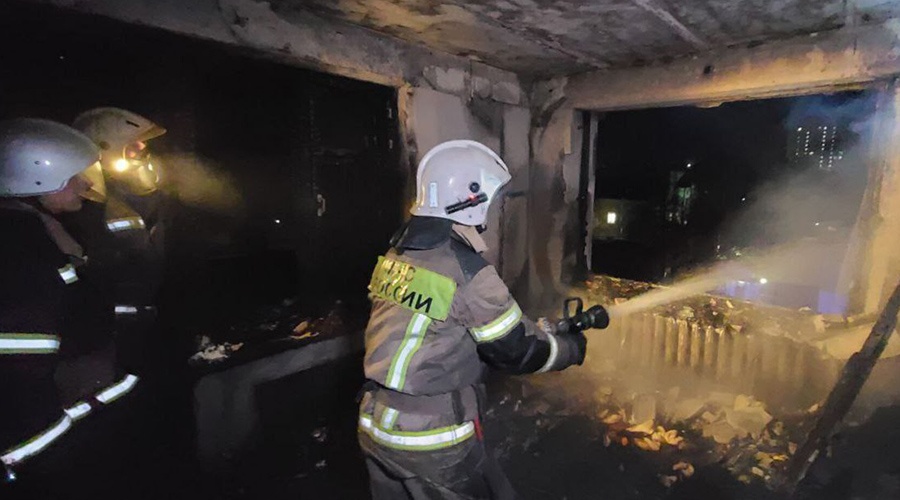 Два человека погибли во время пожара в Симферополе Два человека погибли во время пожара в Симферополе