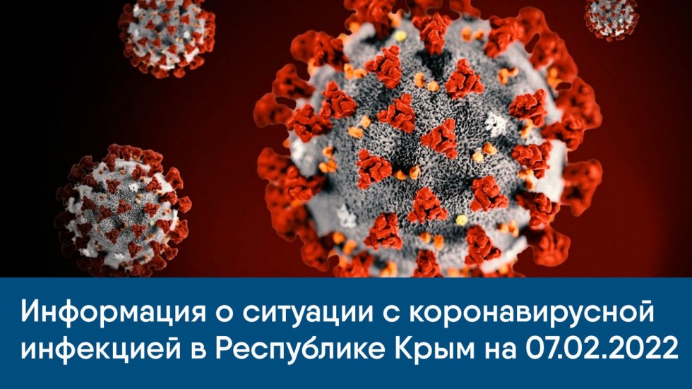 Информация о ситуации с коронавирусной инфекцией в Республике Крым на 07.02.2022