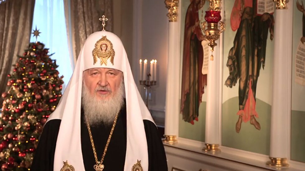 Патриарх Кирилл поздравил православных с Рождеством Христовым