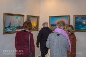 Открытие выставки «Морской пейзаж» в музее Грина #8046