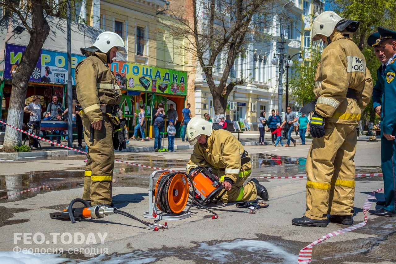 День пожарной охраны в Феодосии #8776