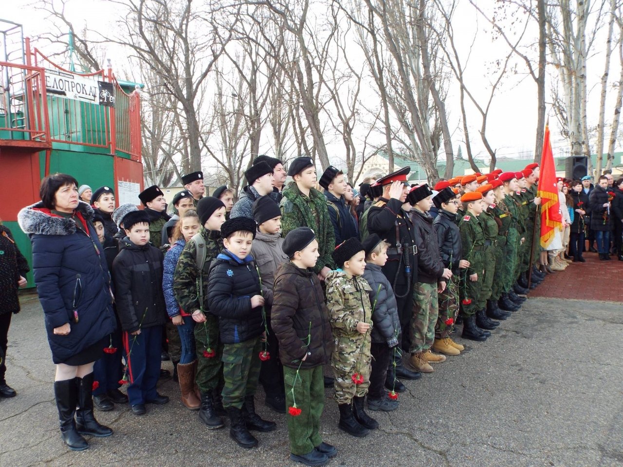 Фото митинга в честь Керченско-Феодосийского десанта в Феодосии #6432