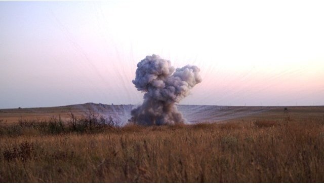Эхо войны: в Ленинском районе Крыма обезвредили 15 авиабомб