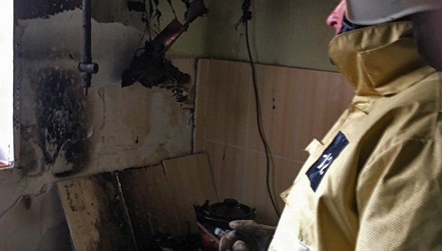 В крымском селе загорелся газовый баллон: спасены два человека