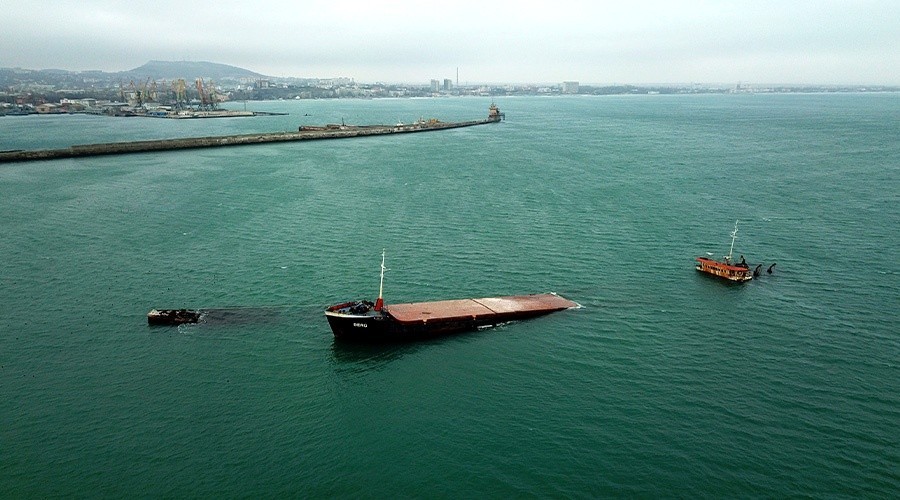 Затонувший под Феодосией сухогруз «Берг» выставили на продажу на «Авито»
