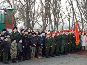 Фото митинга в честь Керченско-Феодосийского десанта в Феодосии #6435