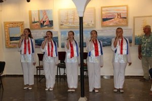 Фото открытия выставки «Море и любовь не терпят педантов» в Феодосии #1143