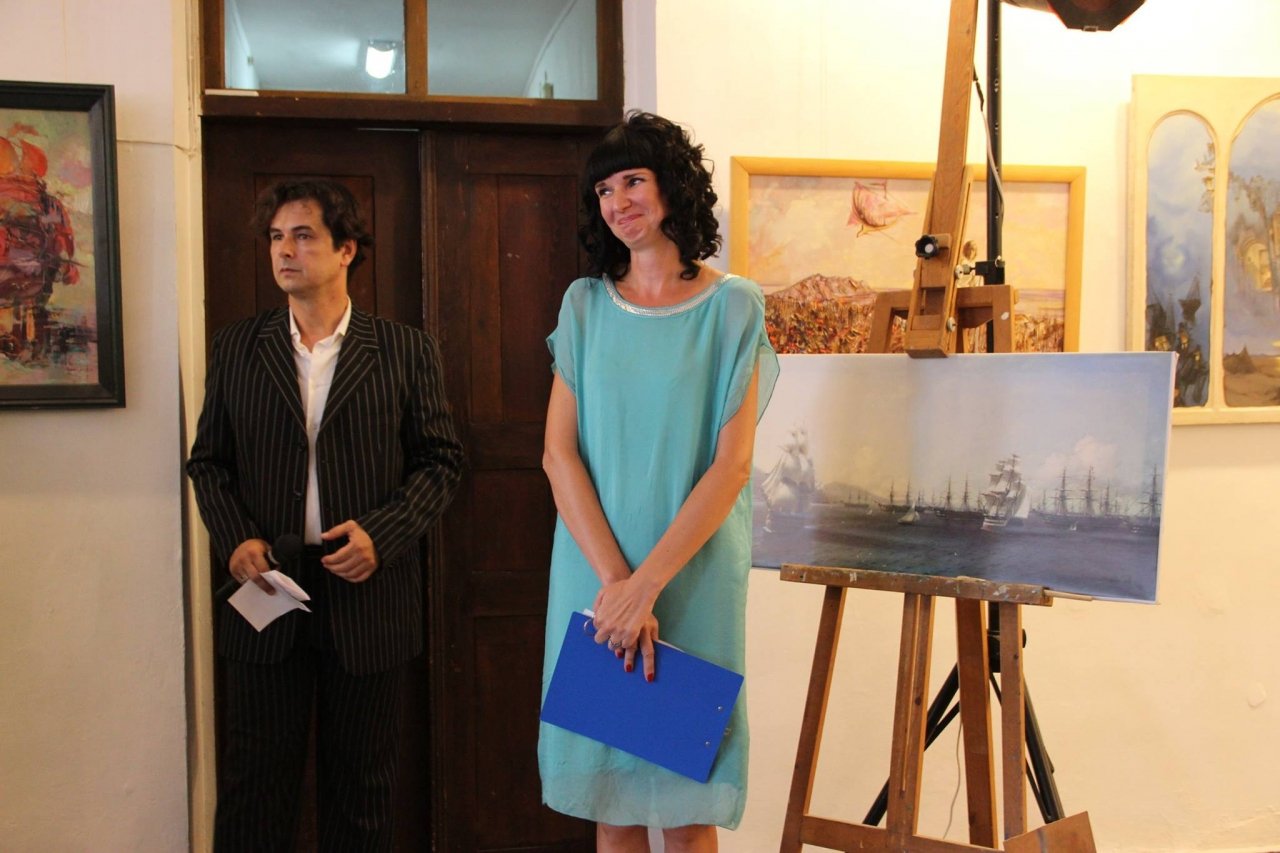 Фото открытия выставки «Море и любовь не терпят педантов» в Феодосии #1138