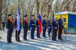 Митинг в День освобождения Феодосии от фашистских захватчиков #8242