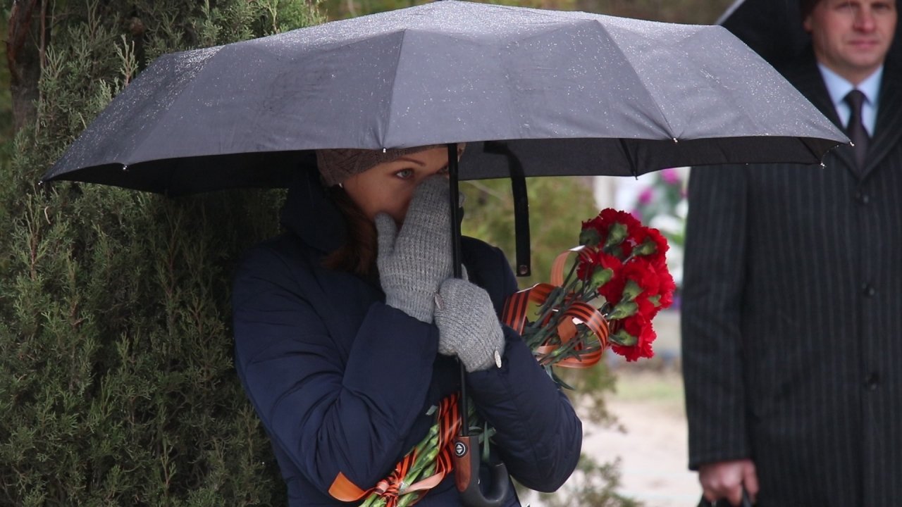 Фото траурной церемонии захоронения останков 35 бойцов Крымского фронта