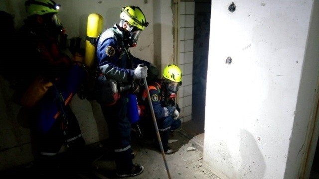 МЧС РК: Специалисты ГКУ РК «КРЫМ-СПАС» провели тренировочное занятие по газоспасательной подготовке