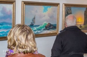 Открытие выставки «Морской пейзаж» в музее Грина #8047