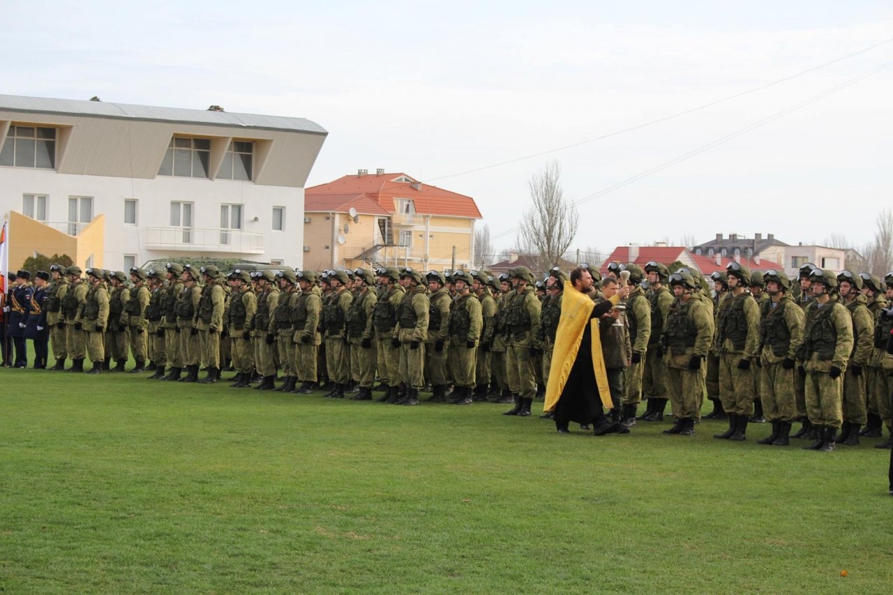 Фото торжественного открытия десантного батальона в Феодосии #5903
