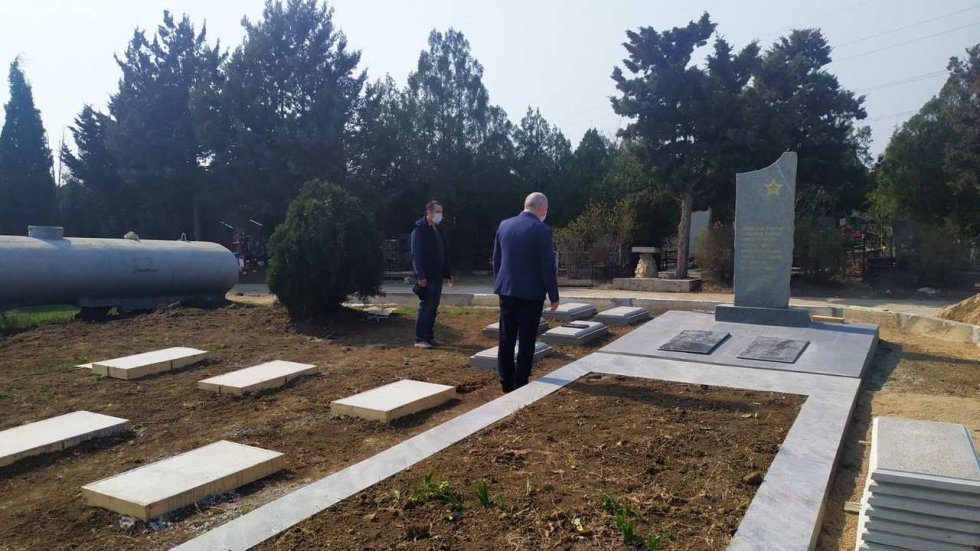 В Феодосии благоустраивают место воинских захоронений