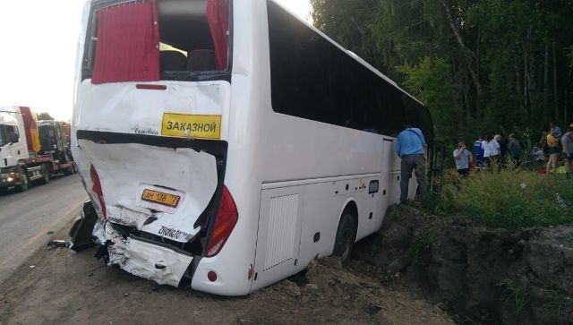 Автобус Тюмень – Крым столкнулся с фурой: есть пострадавшие