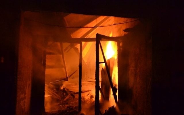 На пожаре в Крыму сгорел человек