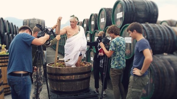 В Коктебеле снимали фильм об истории российского виноделия