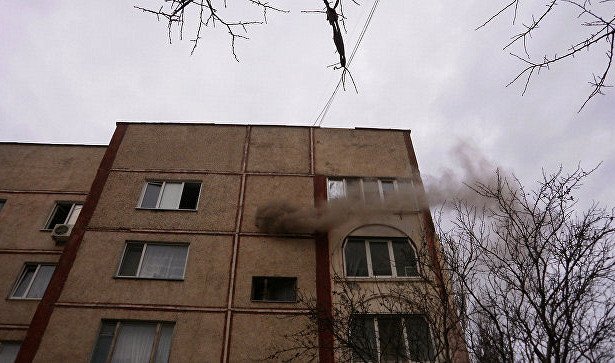 Смертельный пожар в центре Симферополя: обнаружен погибший