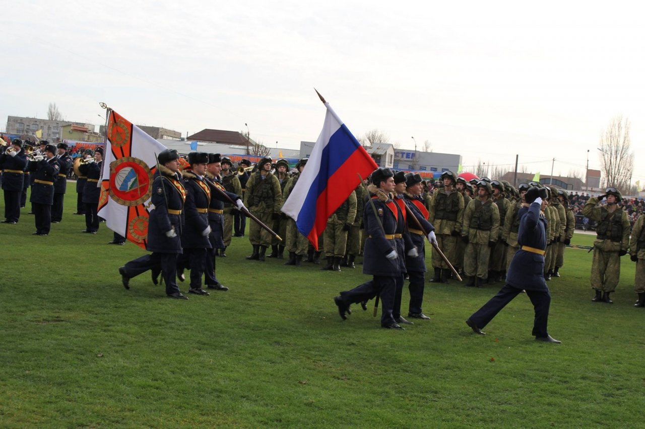 Фото торжественного открытия десантного батальона в Феодосии #5913