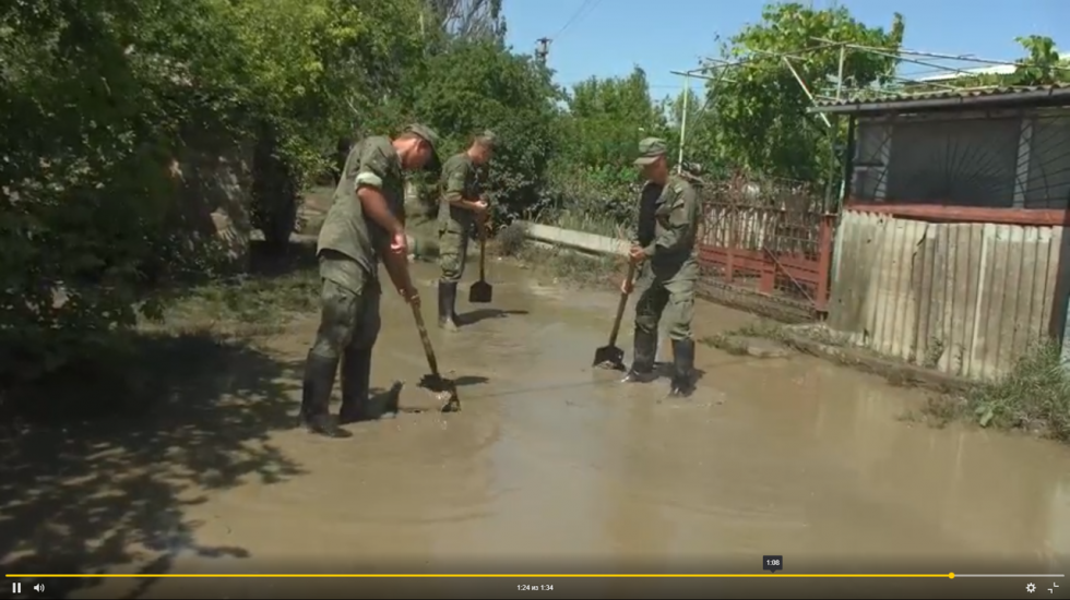 Минобороны России нарастило группировку, задействованную для оказания помощи крымчанам, пострадавшим в результате наводнения