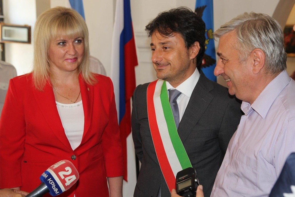 Фото итальянской делегации в Феодосии #189