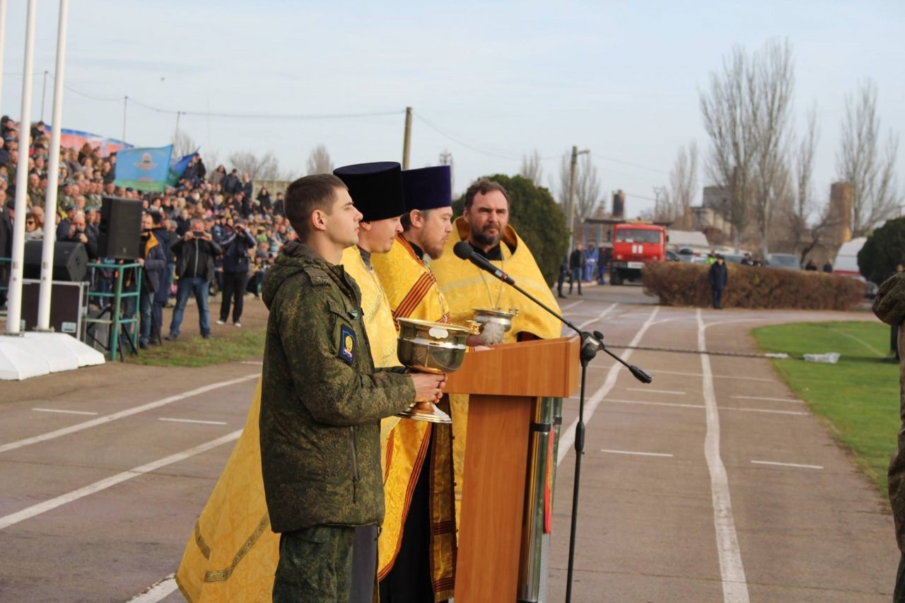 Фото торжественного открытия десантного батальона в Феодосии #5910