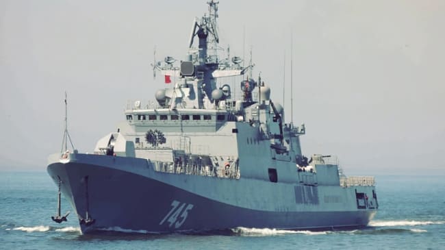 Фрегат «Адмирал Григорович» впервые провел стрельбы «Калибром» в Черном море