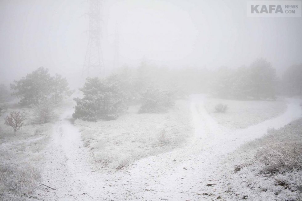 Первый снег в Феодосии #14530