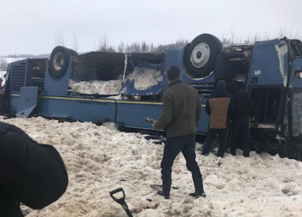 Автобус с детьми попал в ДТП под Калугой: есть погибшие