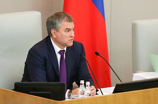 Володин осудил действия грузинских властей, допустивших нападение на российскую делегацию