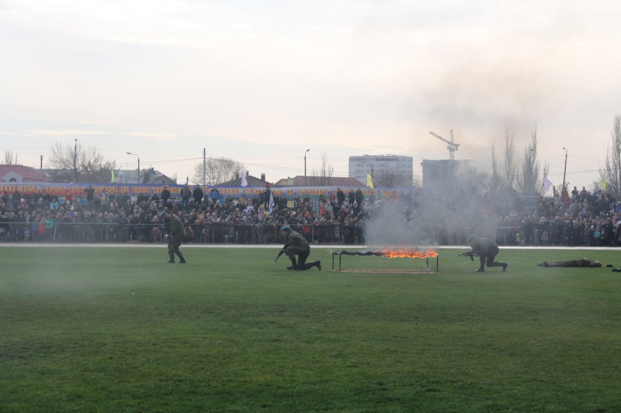 Фото торжественного открытия десантного батальона в Феодосии #5930