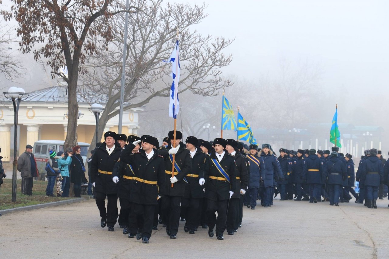 Фото митинга в честь Керченско-Феодосийского десанта в Феодосии #6441