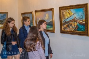 Открытие выставки «Морской пейзаж» в музее Грина #8042