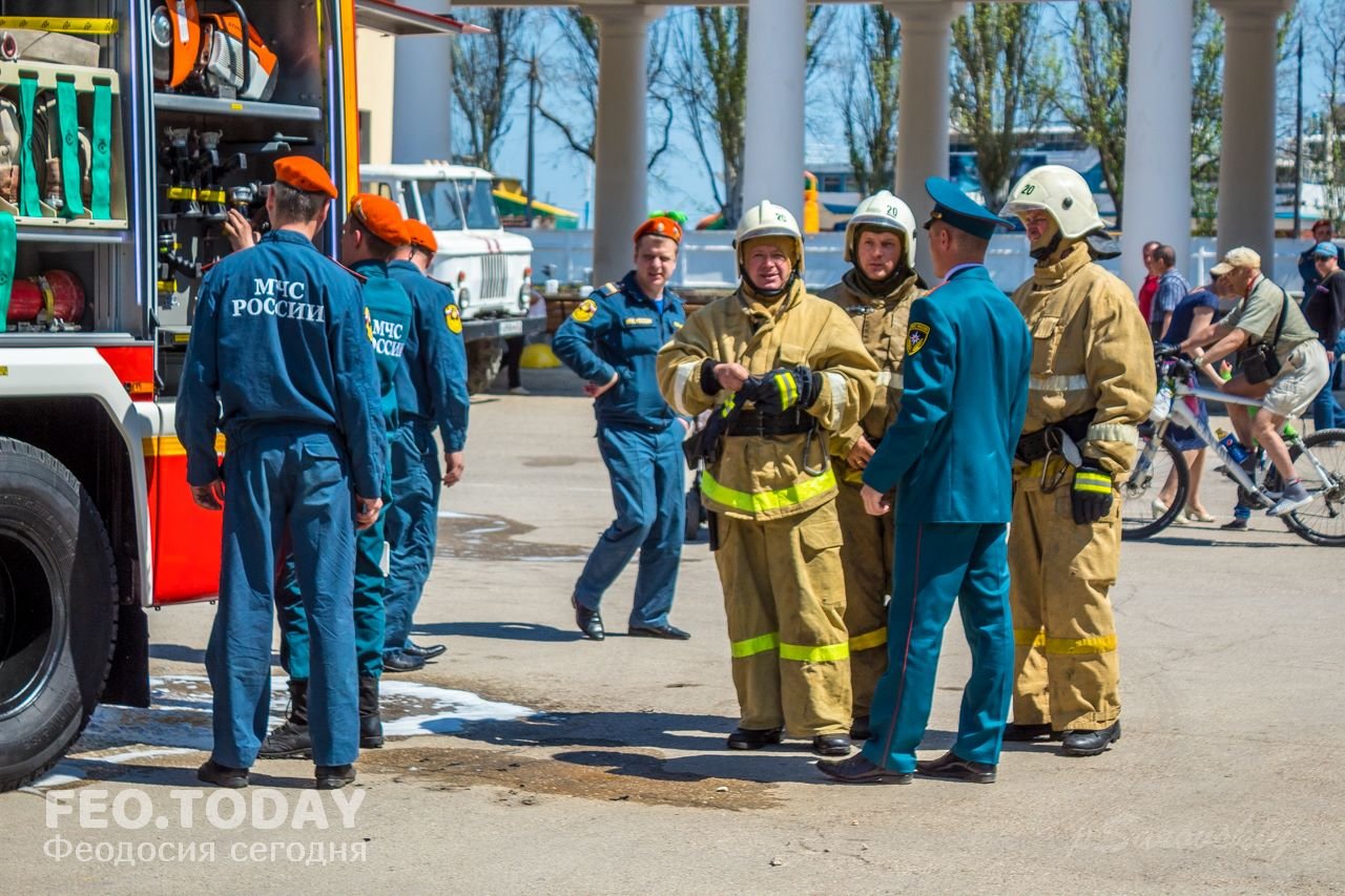 День пожарной охраны в Феодосии #8780