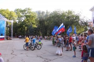 Фото празднования Дня флага России в Феодосии #2886