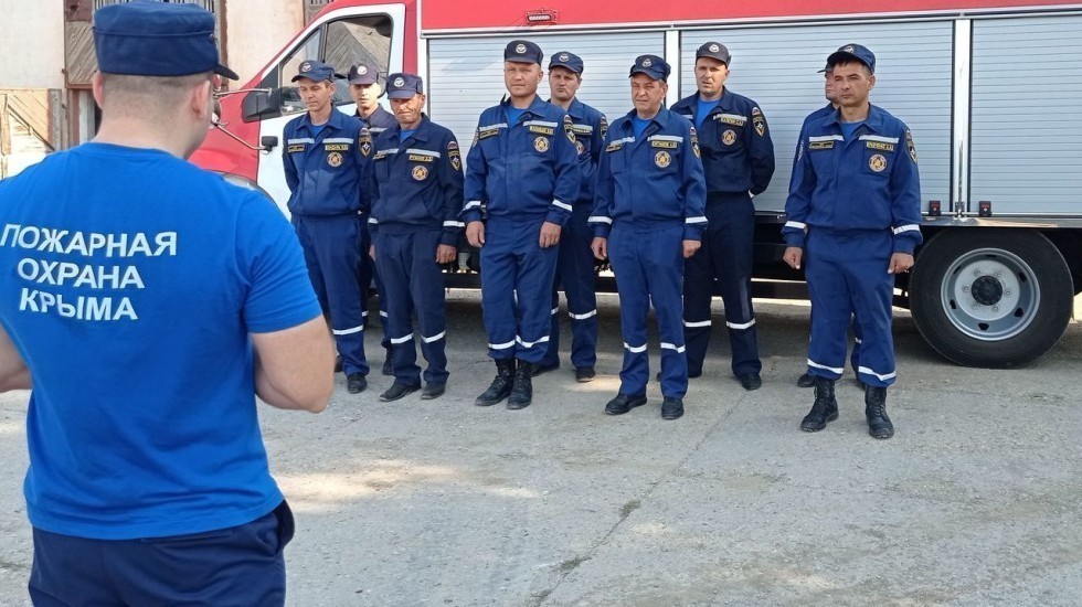 МЧС РК: В Первомайском районе введена в боевой расчет новая пожарная часть ГКУ РК «Пожарная охрана Республики Крым»