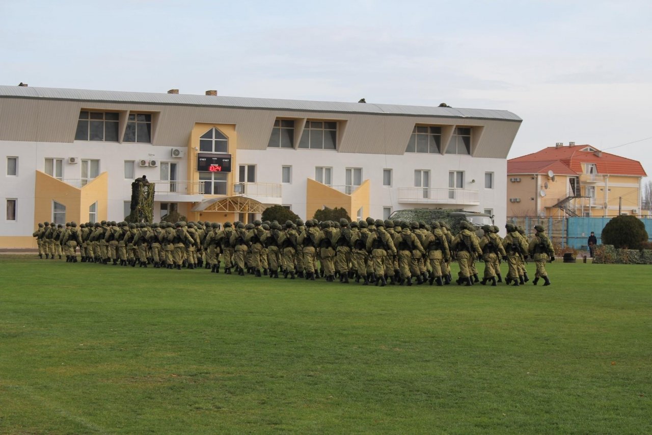 Фото торжественного открытия десантного батальона в Феодосии #5912
