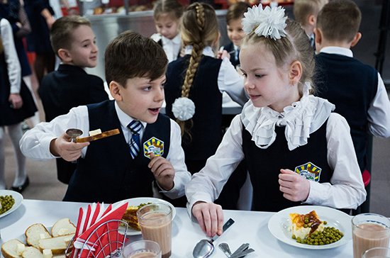 Госдума приняла закон о горячем питании для школьников начальных классов