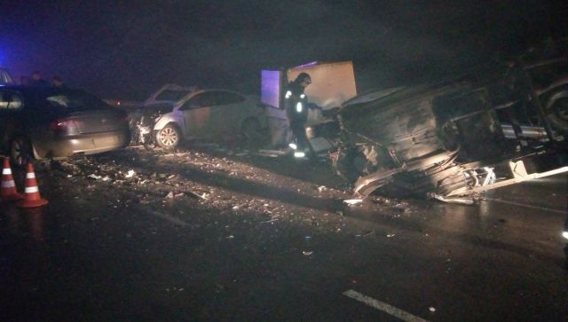 На трассе «Таврида» столкнулись 4 автомобиля, один человек погиб