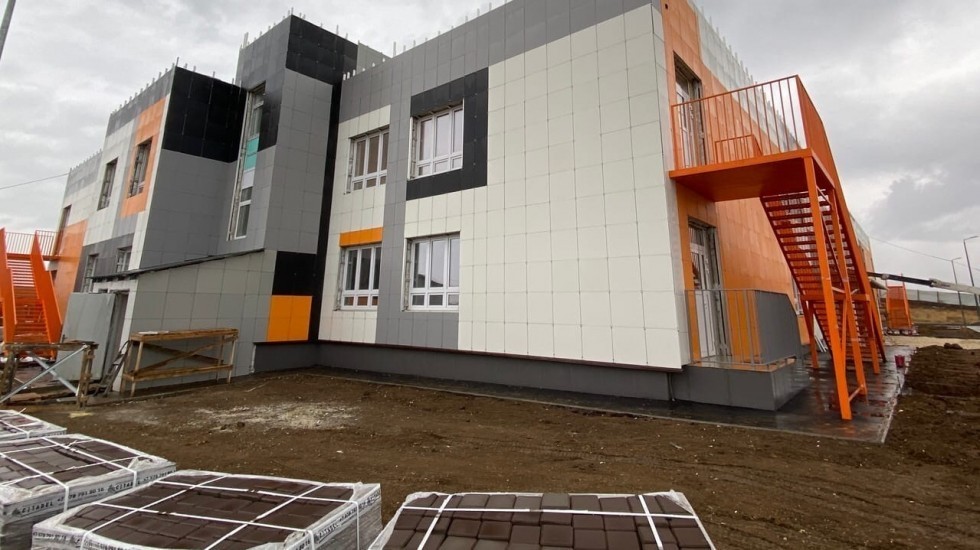 Минстрой РК: Строительство детского сада в микрорайоне Симферополя вышло на финишную прямую
