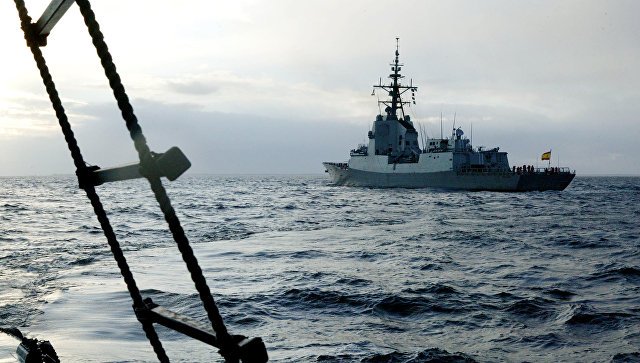 В Черное море зашел французский военный корабль