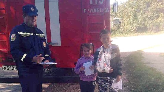 Сотрудники ГКУ РК «Пожарная охрана Республики Крым» продолжают профилактическую работу по предупреждению пожаров в частном секторе