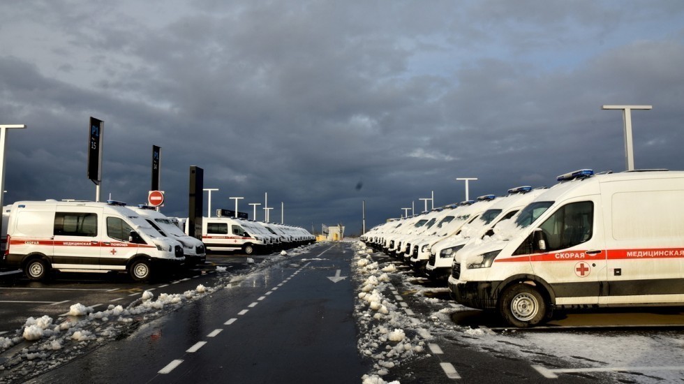 В Крым поступило 43 новых автомобиля скорой медицинской помощи