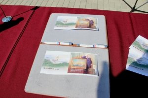 Фото спецгашения почтовой марки с Айвазовским в Феодосии #782...