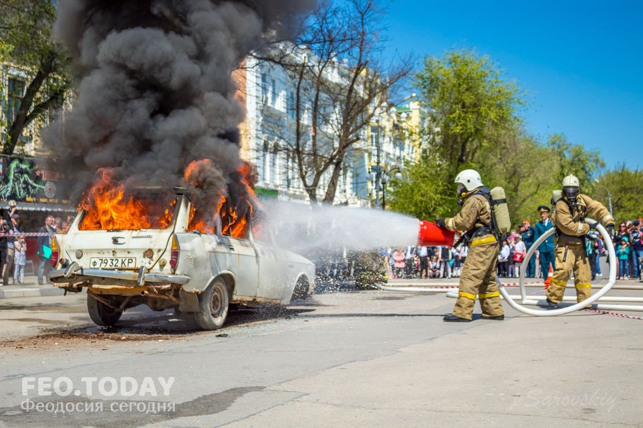 День пожарной охраны в Феодосии #8798