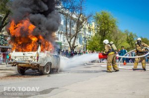 Состоится парад и показ пожарной техники