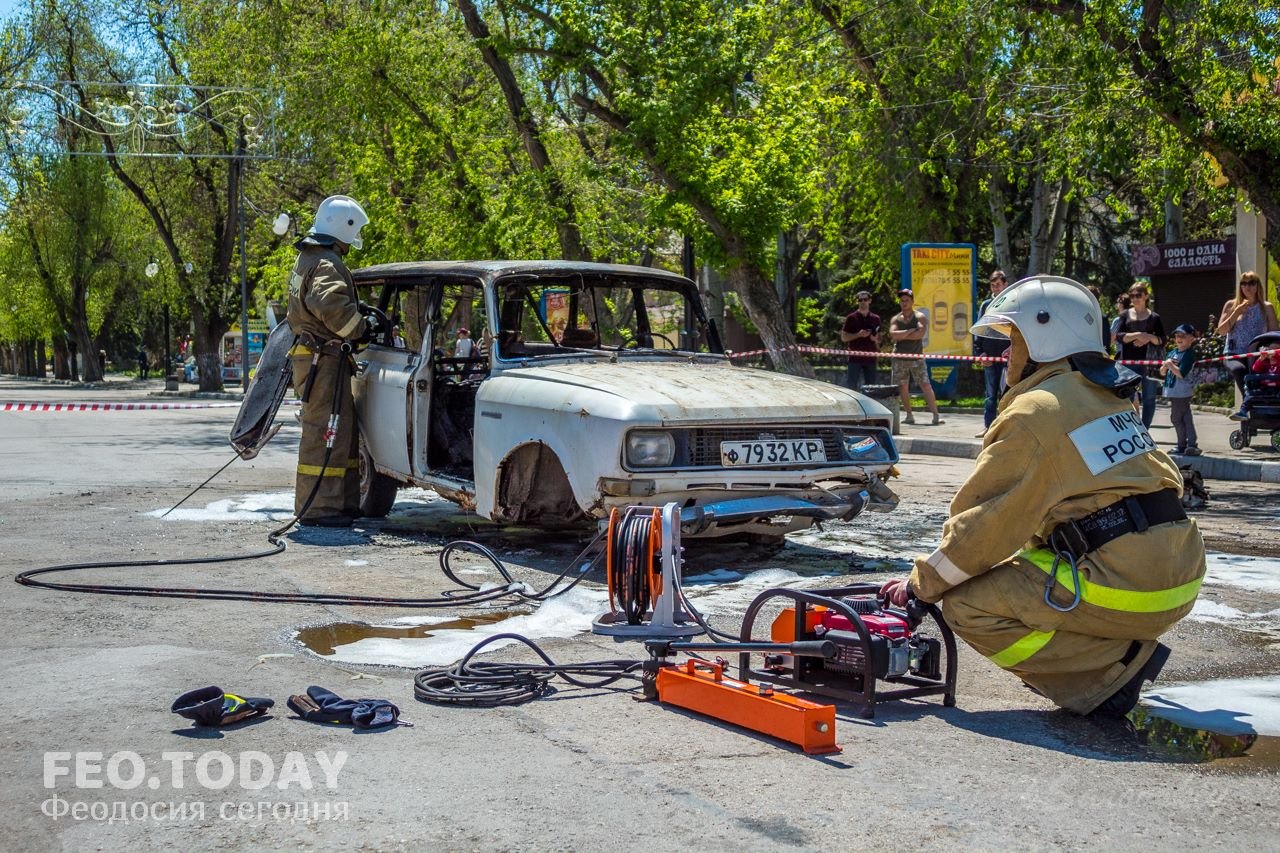 День пожарной охраны в Феодосии #8788